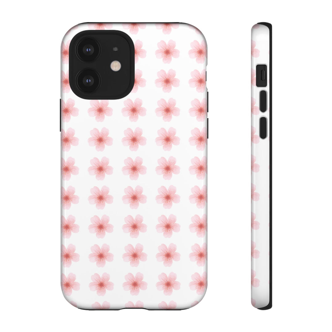 Cherry Blossom Tough Phone Case - Floral Design for Spring & Summer