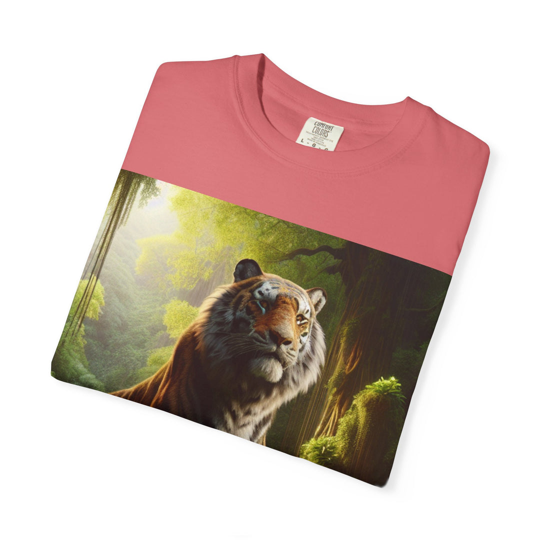 Majestic Tiger Unisex Garment-Dyed T-Shirt