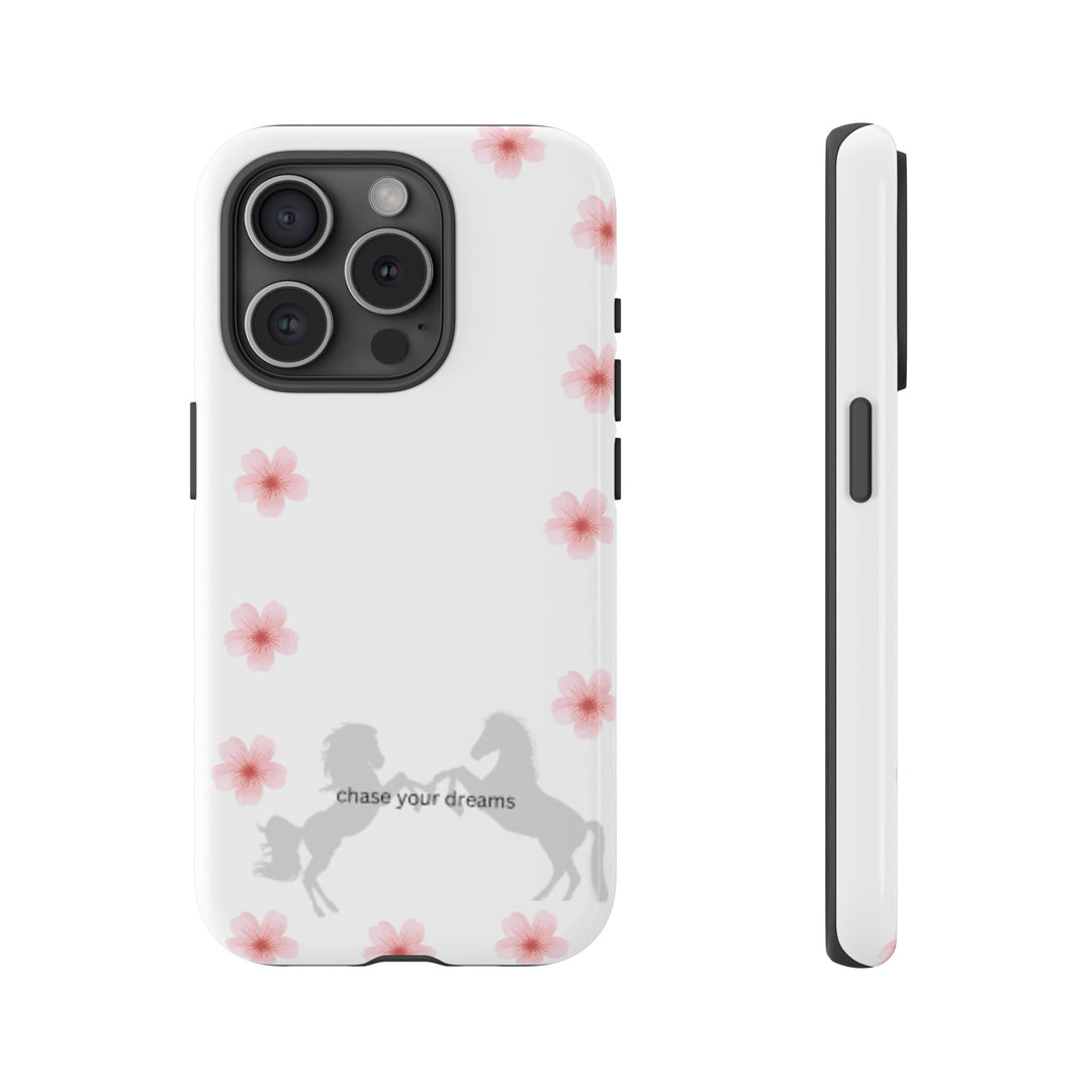 Chase Your Dreams Floral Phone Case