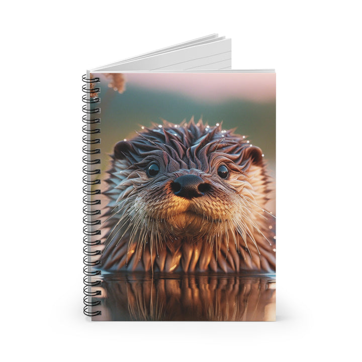 Cute Otter Spiral Notebook - Perfect for School and Journaling