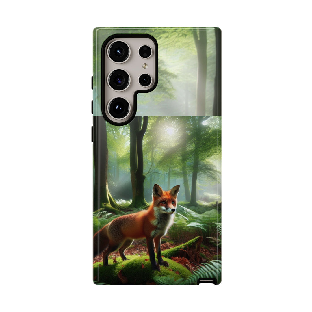 Nature-Inspired Tough Case with Fox Design