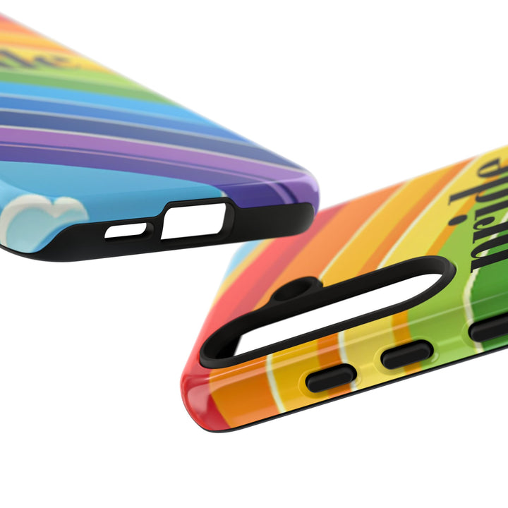 Pride Phone Case - Rainbow Gradient, LGBTQ+ Accessory, Colorful Phone Cover, Unique Gift for Pride Month, Phone Protection