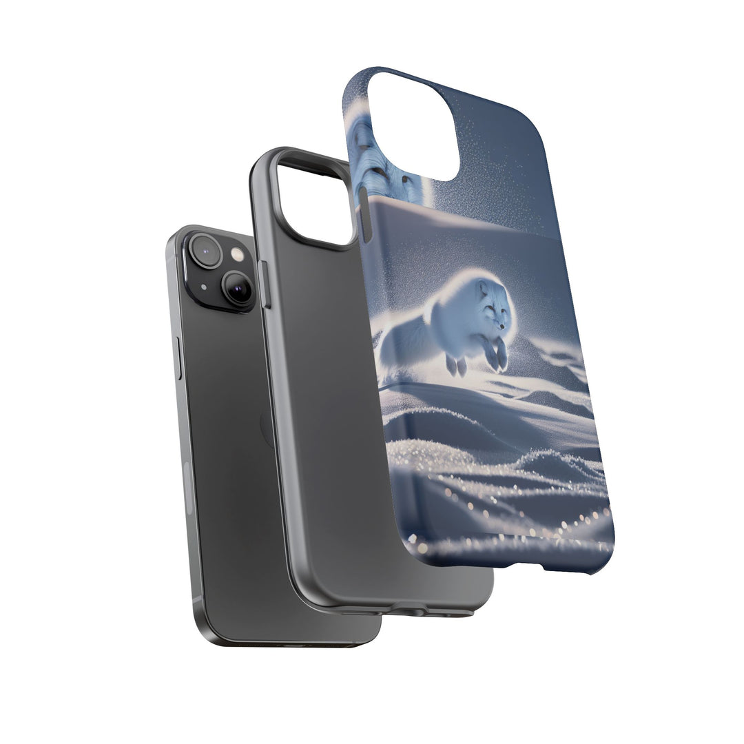 Cute Arctic Fox Phone Case – Tough Protective Cover for Animal Lovers