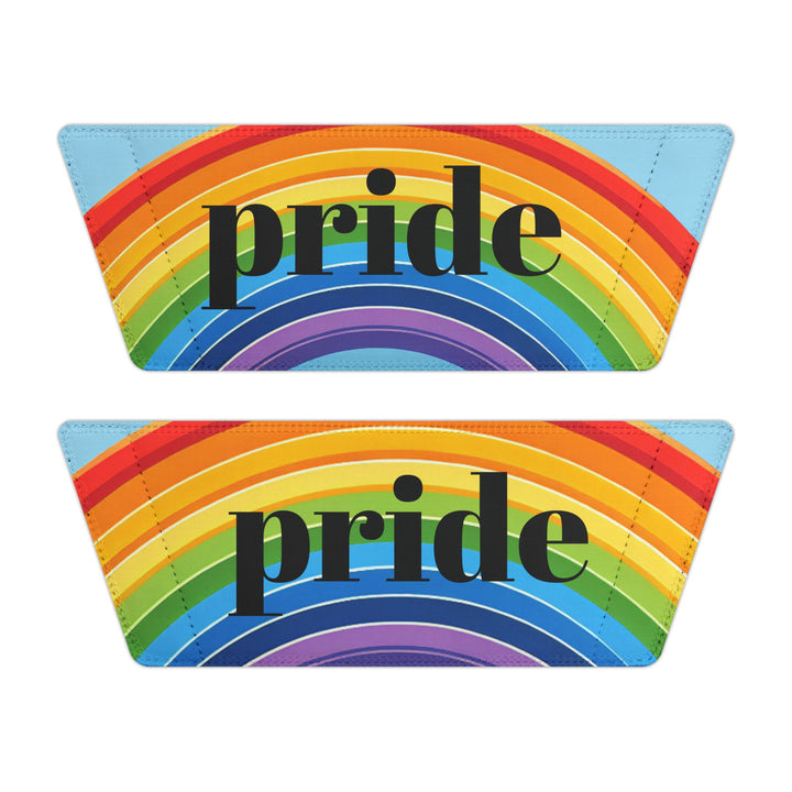 Rainbow Pride Women's Removable-Strap Sandals, Summer Footwear, LGBTQ+ Gifts, Comfortable Slide Sandals, Beach Essentials