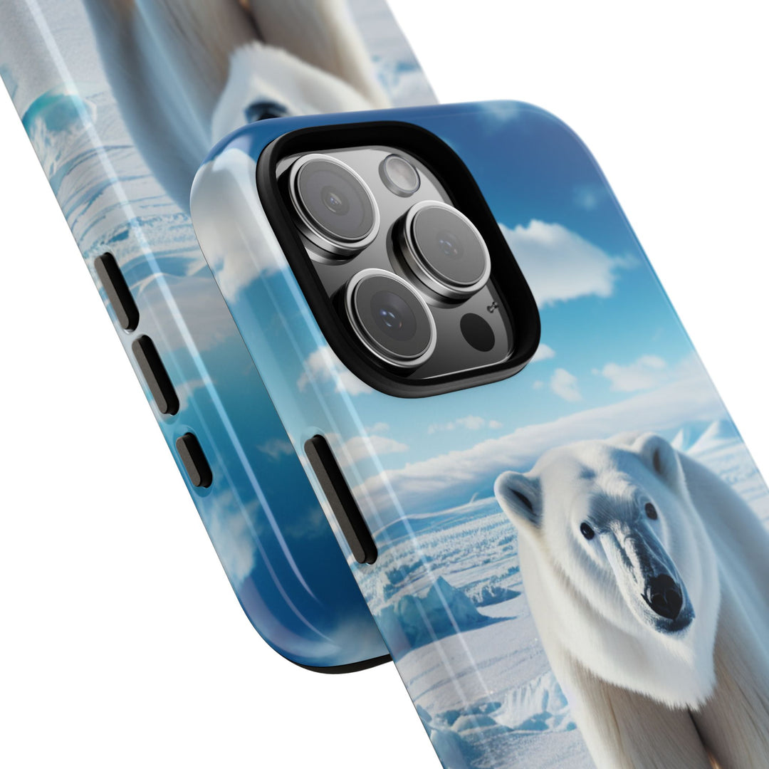 Polar Bear Tough Phone Case - Durable Protector with Arctic Design
