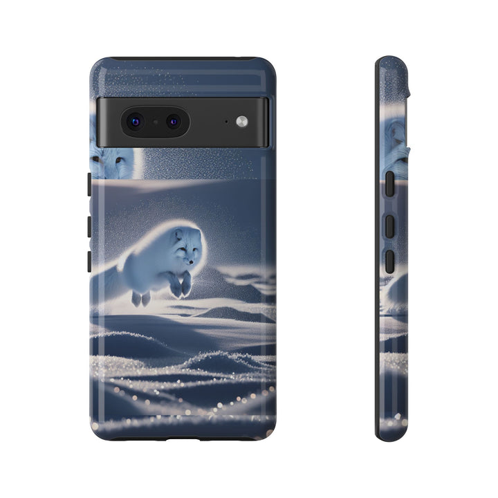 Cute Arctic Fox Phone Case – Tough Protective Cover for Animal Lovers