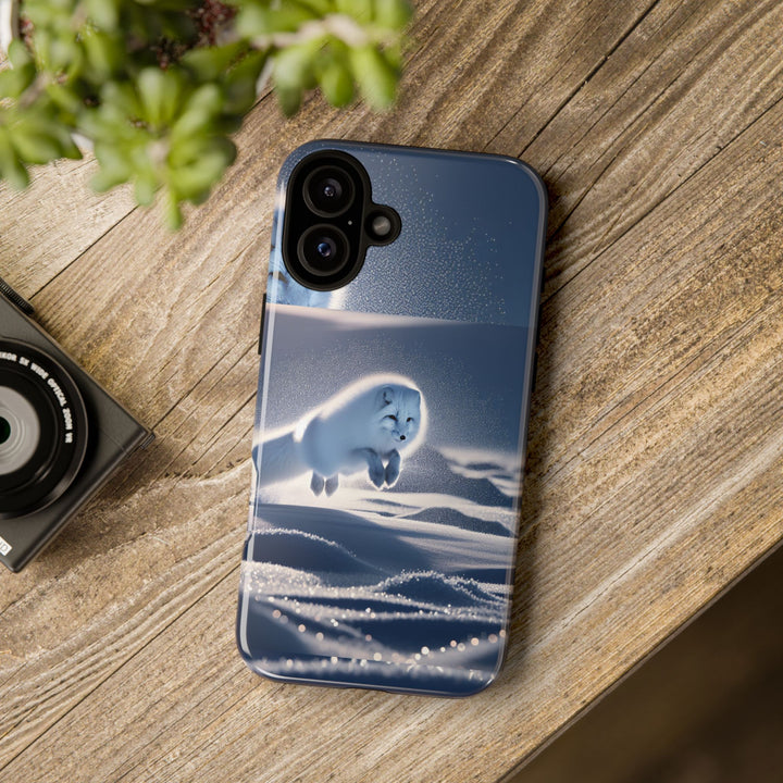 Cute Arctic Fox Phone Case – Tough Protective Cover for Animal Lovers