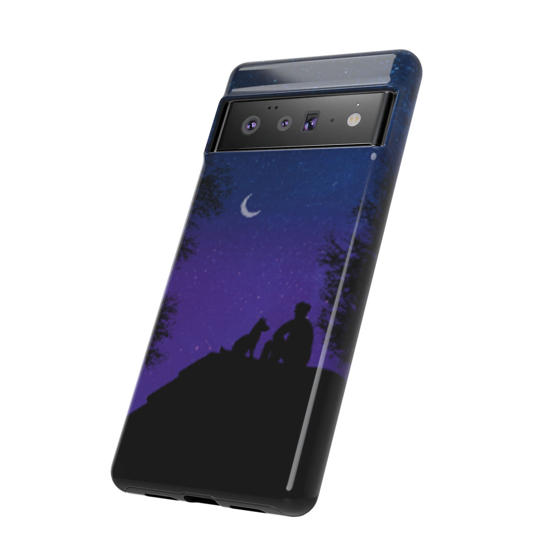 Starry Night Phone Case for Dog Lovers