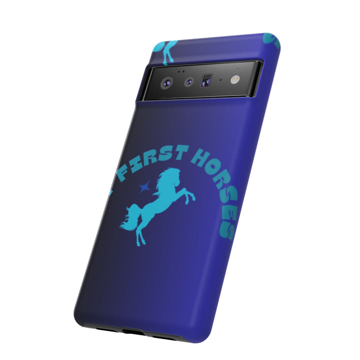 But First Horses Phone Case – Durable Tough Case for Horse Lovers
