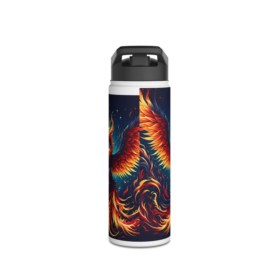 Phoenix Fire Stainless Steel Water Bottle – Inspirational Design for Adventurers
