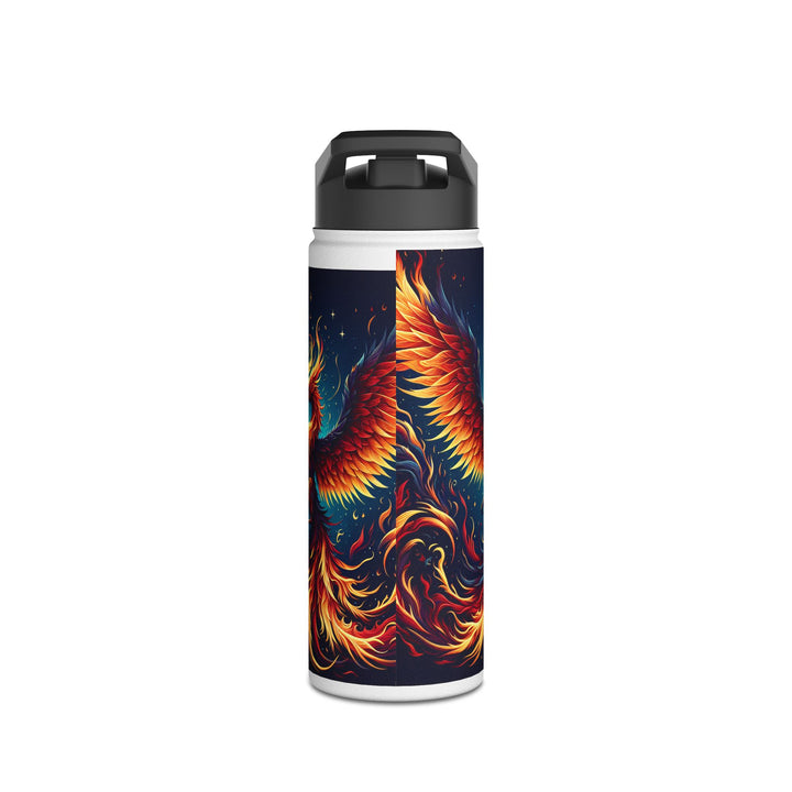 Phoenix Fire Stainless Steel Water Bottle – Inspirational Design for Adventurers