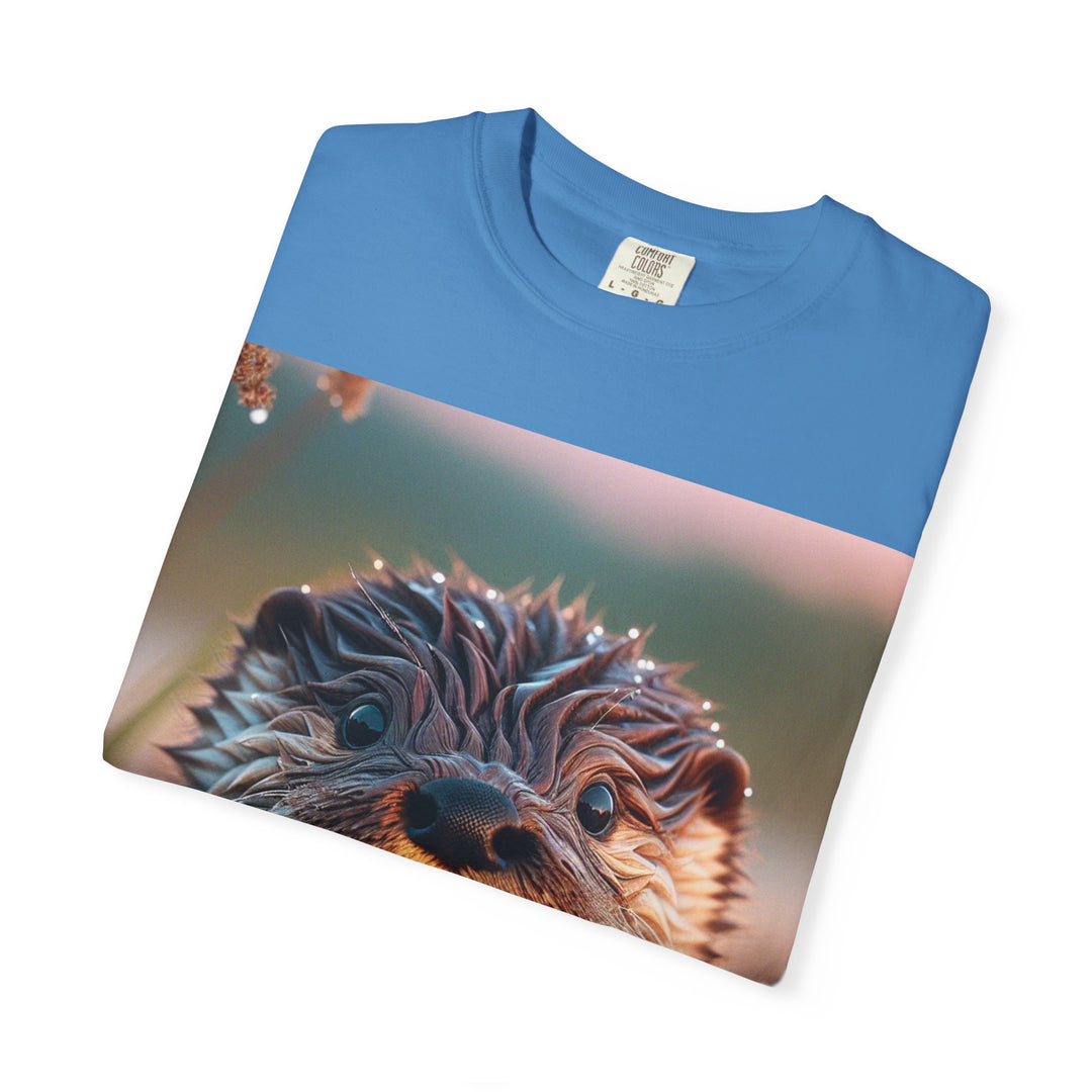 Whimsical Otter Unisex Garment-Dyed T-Shirt - Perfect for Nature Lovers