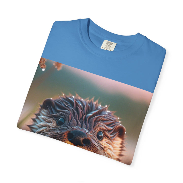 Whimsical Otter Unisex Garment-Dyed T-Shirt - Perfect for Nature Lovers