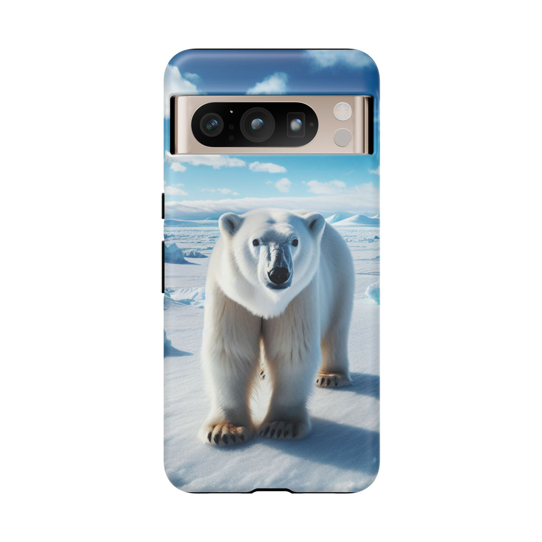 Polar Bear Tough Phone Case - Durable Protector with Arctic Design