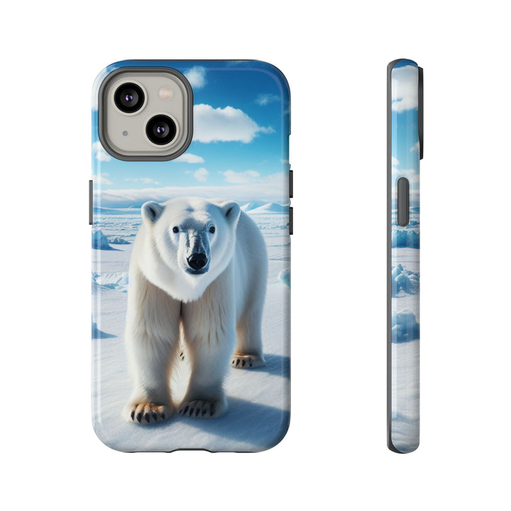 Polar Bear Tough Phone Case - Durable Protector with Arctic Design
