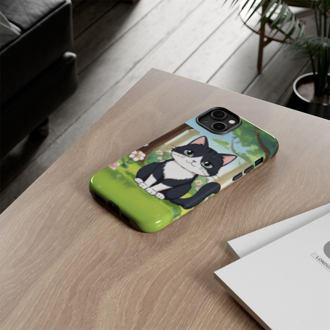 Cute Ai Cat Phone Case - Tough Cases for Animal Lovers