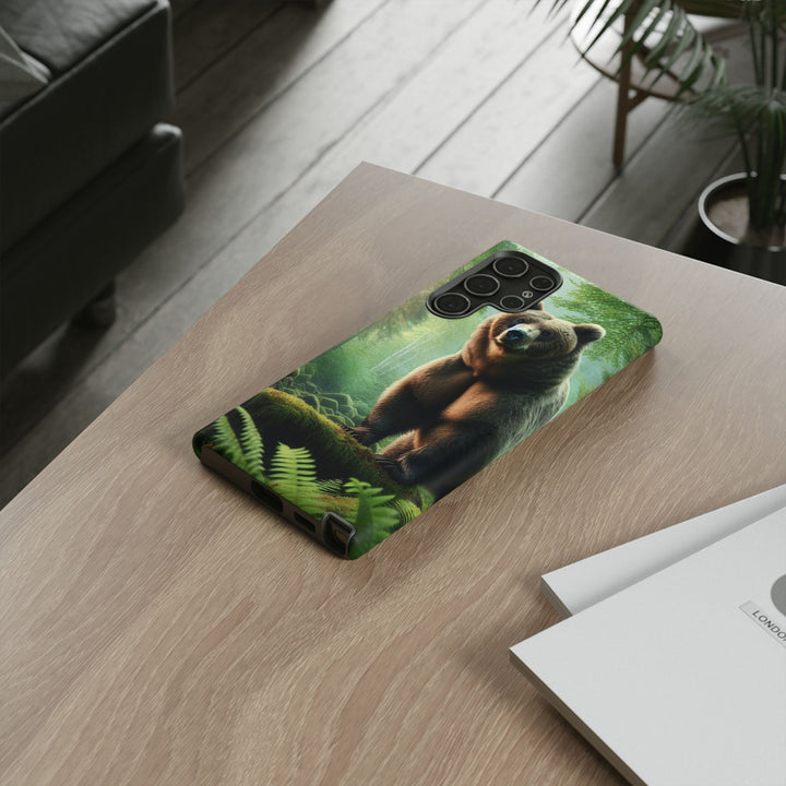 Wildlife Phone Case - Tough Bear Design for Nature Lovers