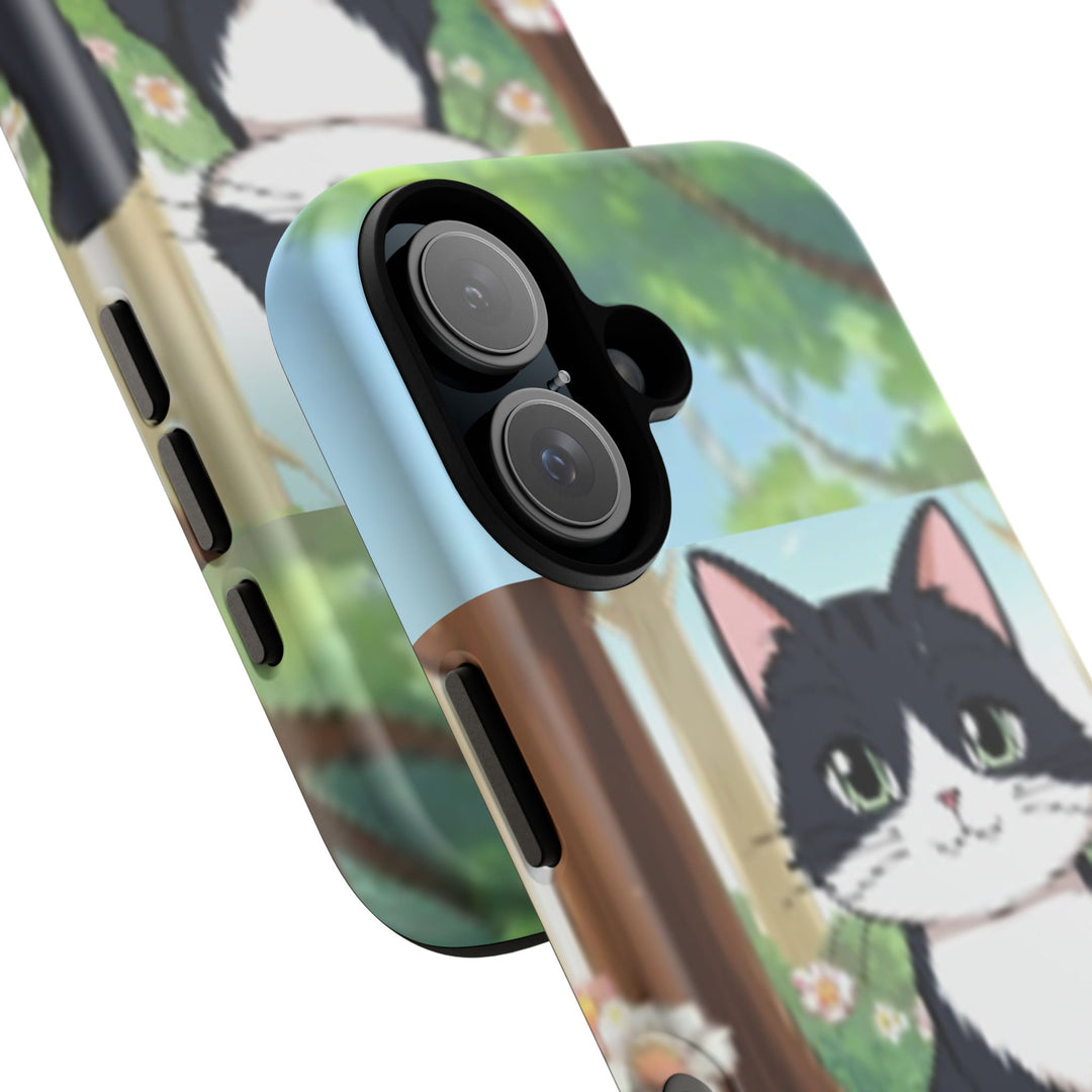 Cute Ai Cat Phone Case - Tough Cases for Animal Lovers