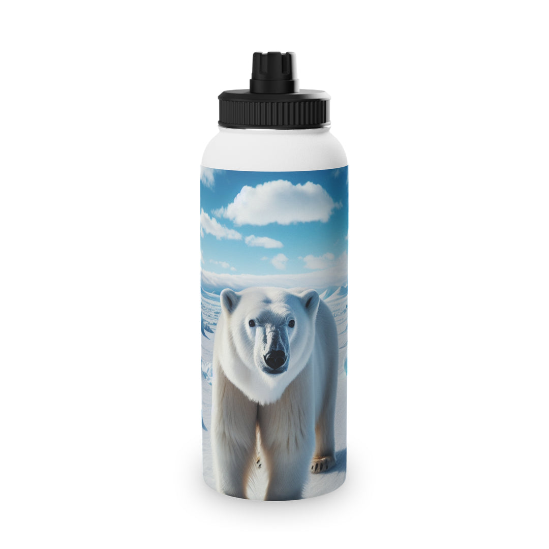 Polar Bear Stainless Steel Water Bottle | Eco-Friendly Sports Lid for Outdoor Adventures