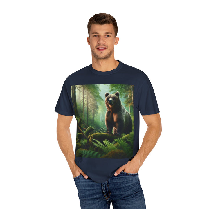 Nature-Inspired Unisex Bear Graphic Tee - Ideal for Outdoor Enthusiasts