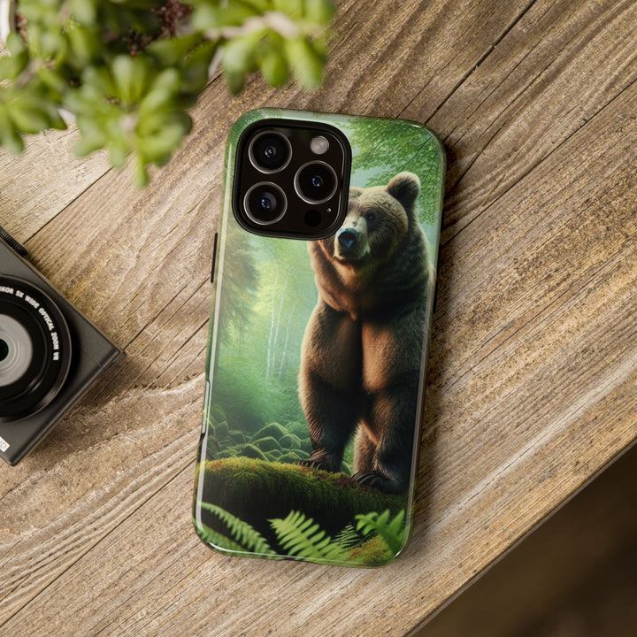 Wildlife Phone Case - Tough Bear Design for Nature Lovers