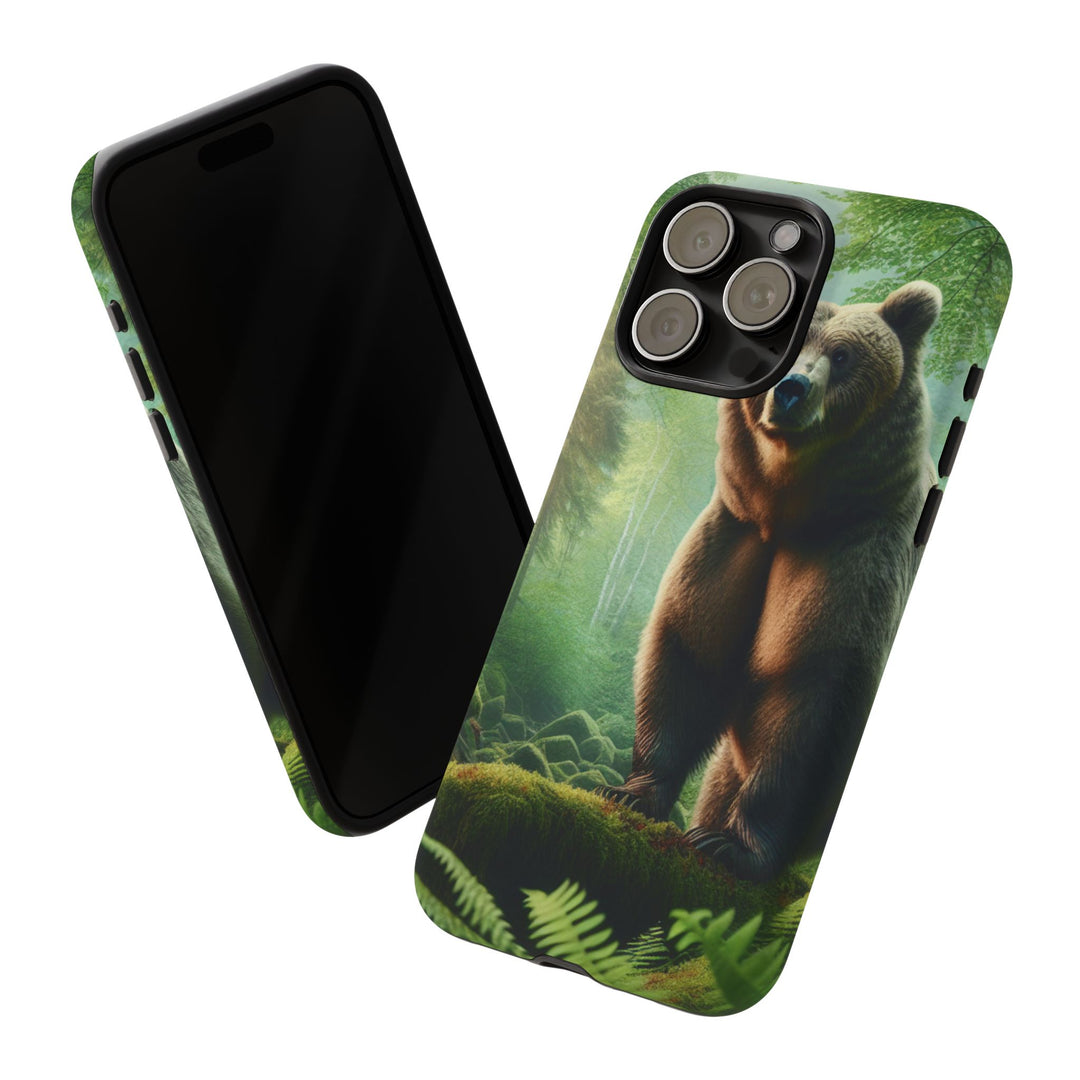 Wildlife Phone Case - Tough Bear Design for Nature Lovers