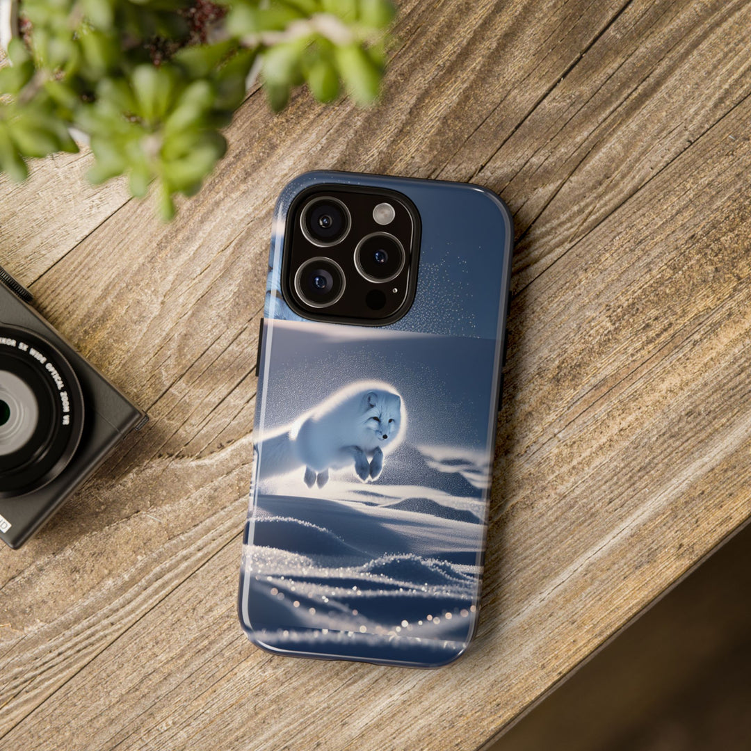 Cute Arctic Fox Phone Case – Tough Protective Cover for Animal Lovers