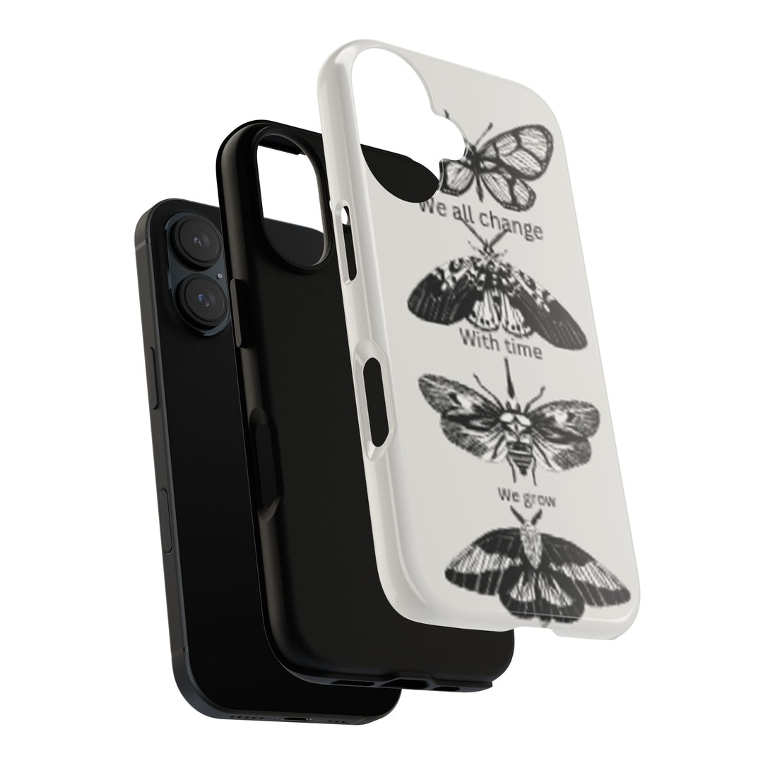 Inspirational Phone Case - We All Change With Time - Tough Cases for Nature Lovers