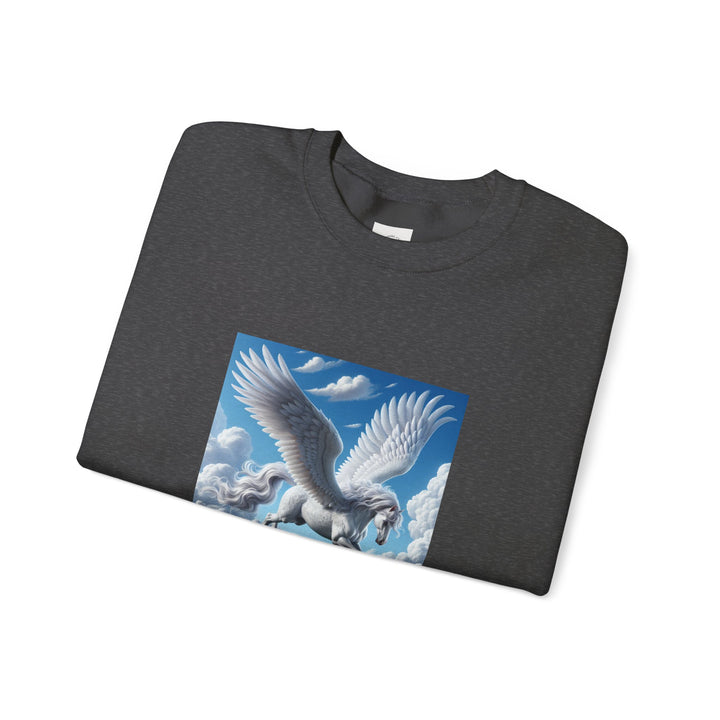 Majestic Pegasus Crewneck Sweatshirt – Cozy Fantasy Gift, Unicorn Lovers Apparel, Magical Sweatshirt, Dreamy Gifts, Casual Trendy Wear