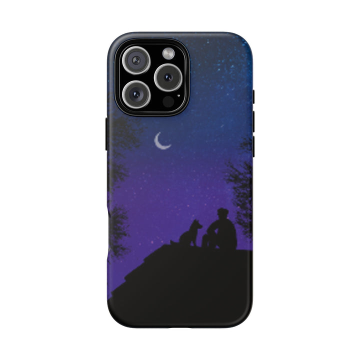 Starry Night Phone Case for Dog Lovers