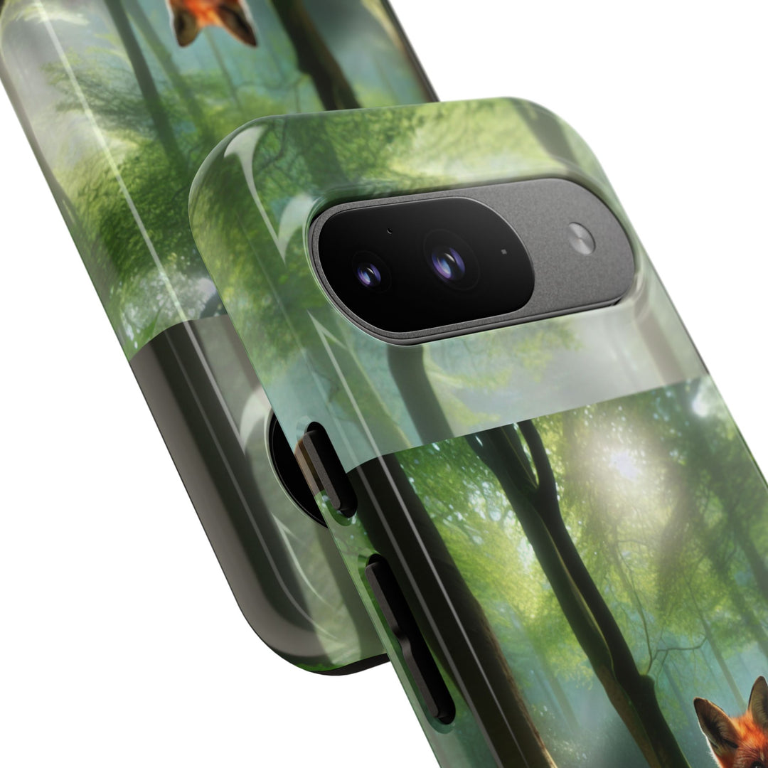 Nature-Inspired Tough Case with Fox Design