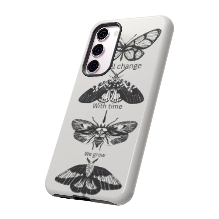 Inspirational Phone Case - We All Change With Time - Tough Cases for Nature Lovers