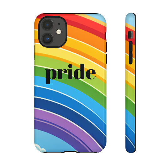 Pride Phone Case - Rainbow Gradient, LGBTQ+ Accessory, Colorful Phone Cover, Unique Gift for Pride Month, Phone Protection