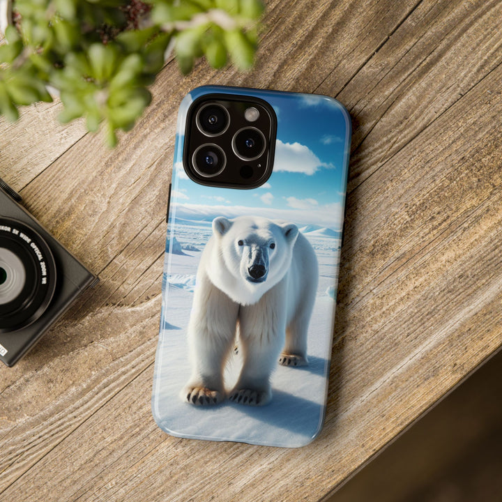 Polar Bear Tough Phone Case - Durable Protector with Arctic Design