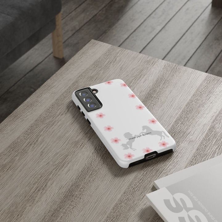 Chase Your Dreams Floral Phone Case