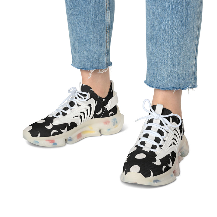 Moon Phases Mesh Sneakers