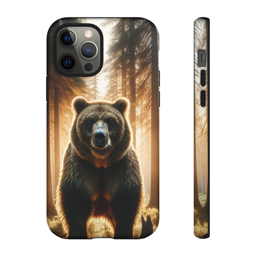 Wildlife Phone Case - Tough Cases with Bear Design, Nature Lover Gift, Animal-Themed Accessories, Eco-Friendly Tech Protection