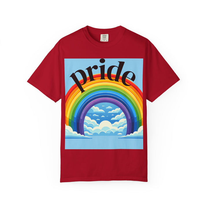 Pride Rainbow T-Shirt | Unisex Garment-Dyed Tee | LGBTQ+ Style, Casual Wear, Gift for Pride Month, Summer Fashion