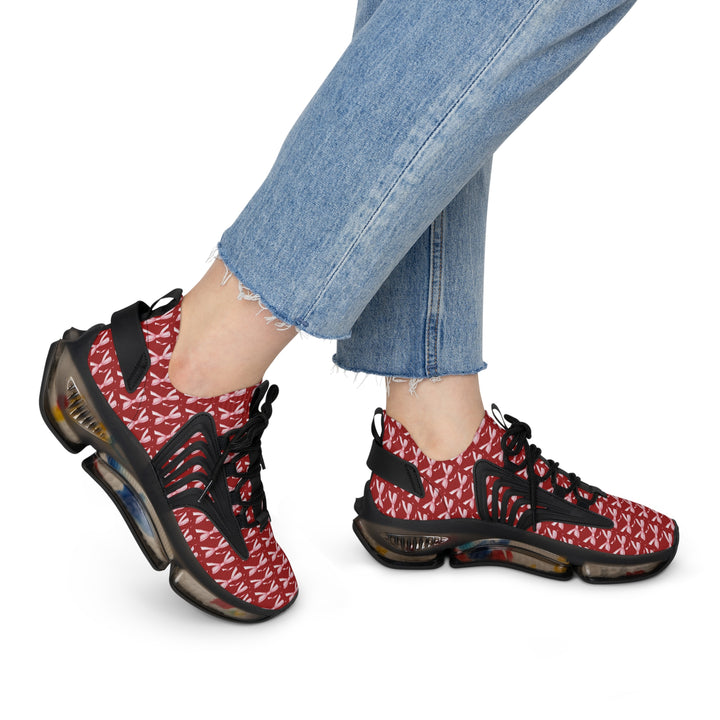 Stylish Women's Mesh Sneakers with Colorful Design