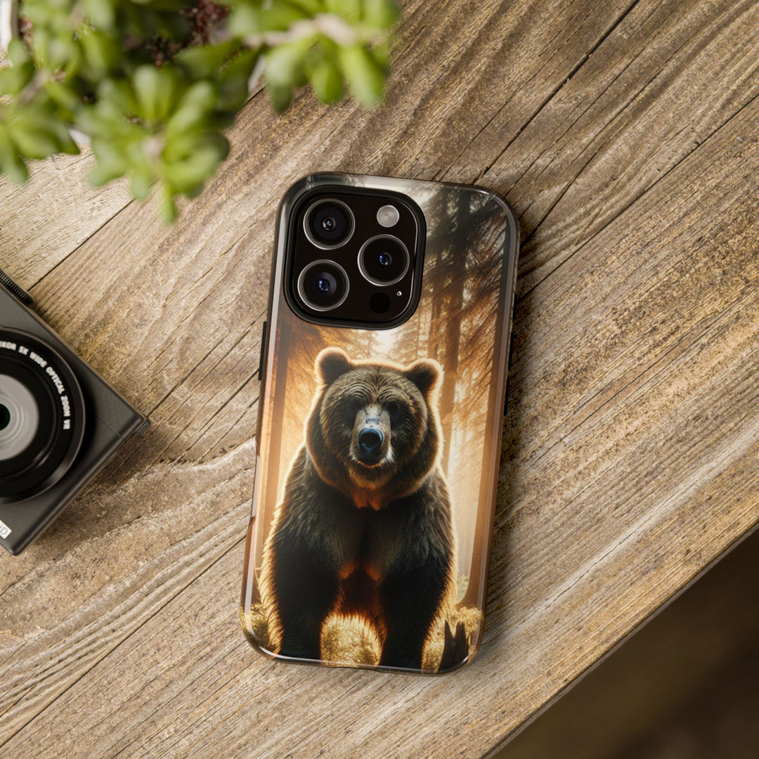 Wildlife Phone Case - Tough Cases with Bear Design, Nature Lover Gift, Animal-Themed Accessories, Eco-Friendly Tech Protection