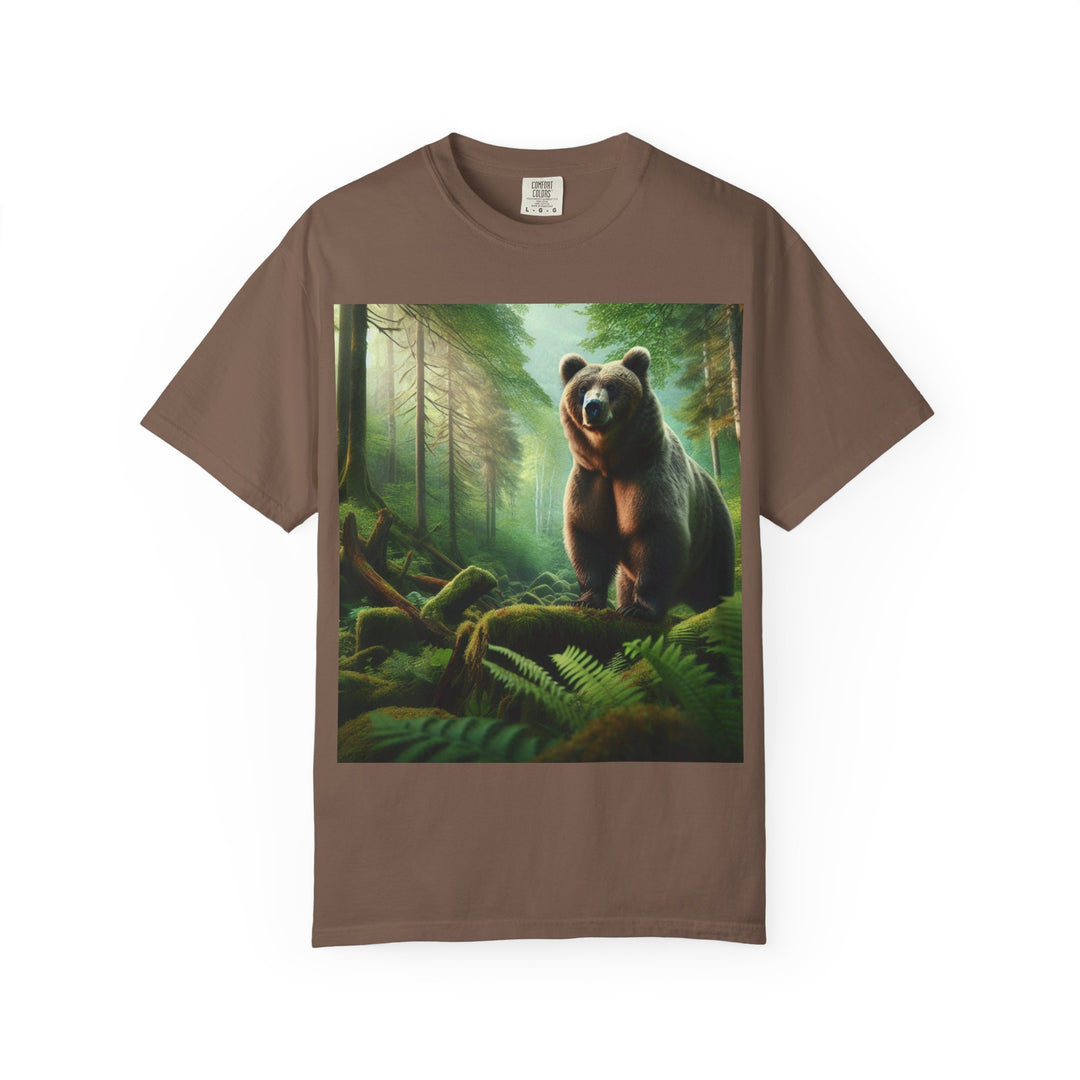 Nature-Inspired Unisex Bear Graphic Tee - Ideal for Outdoor Enthusiasts