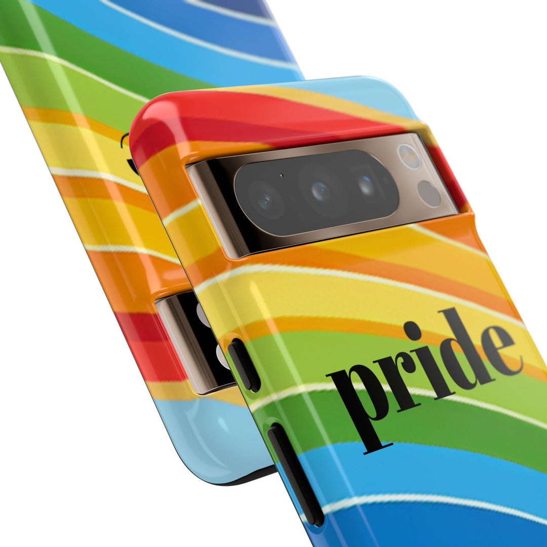 Pride Phone Case - Rainbow Gradient, LGBTQ+ Accessory, Colorful Phone Cover, Unique Gift for Pride Month, Phone Protection