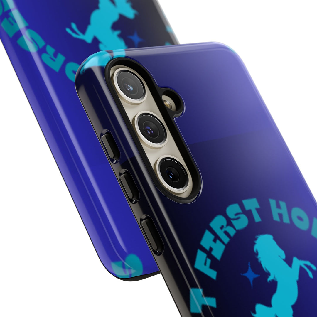 But First Horses Phone Case – Durable Tough Case for Horse Lovers