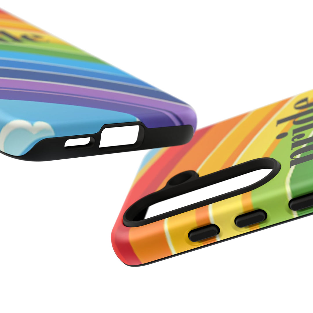 Pride Phone Case - Rainbow Gradient, LGBTQ+ Accessory, Colorful Phone Cover, Unique Gift for Pride Month, Phone Protection