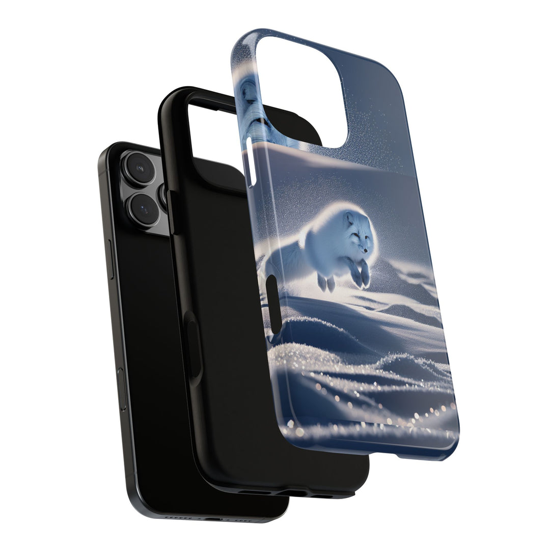 Cute Arctic Fox Phone Case – Tough Protective Cover for Animal Lovers