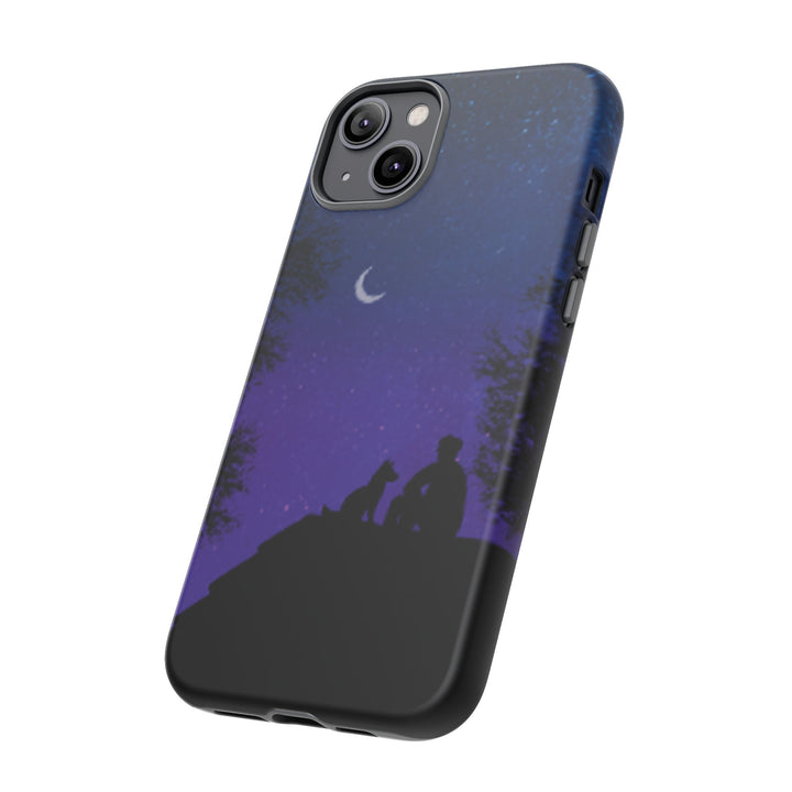 Starry Night Phone Case for Dog Lovers