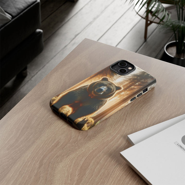 Wildlife Phone Case - Tough Cases with Bear Design, Nature Lover Gift, Animal-Themed Accessories, Eco-Friendly Tech Protection