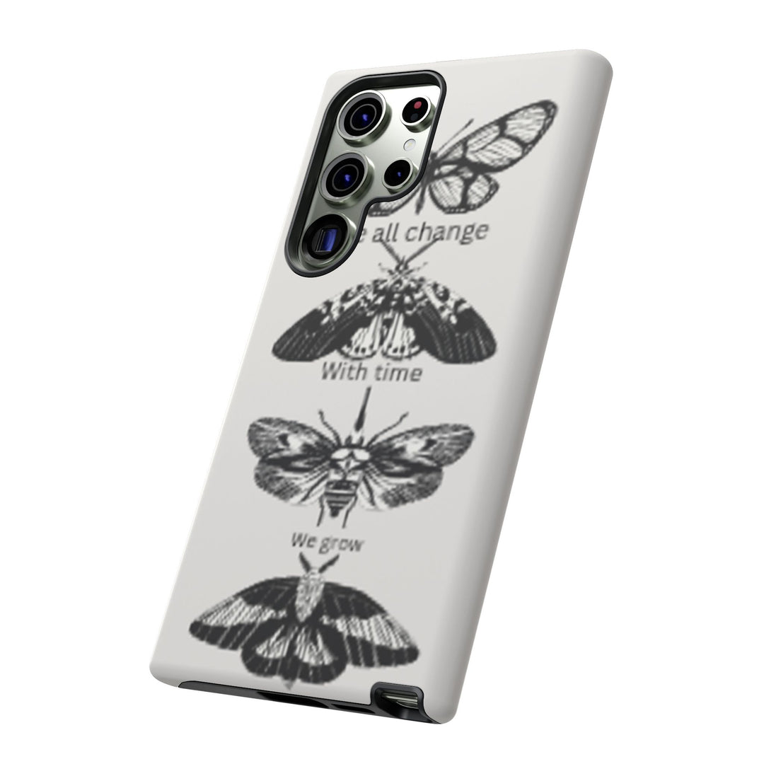 Inspirational Phone Case - We All Change With Time - Tough Cases for Nature Lovers