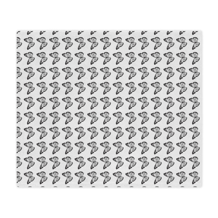 Butterfly Pattern Minky Blanket - Cozy Soft Throw for Kids and Adults