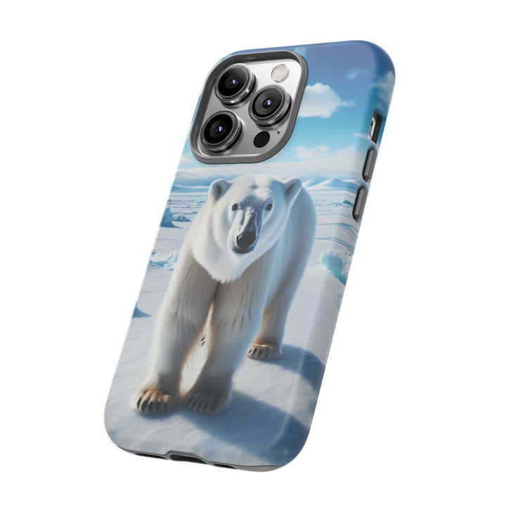Polar Bear Tough Phone Case - Durable Protector with Arctic Design